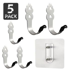 Hanging hooks for clothes, hats, small items in the bathroom, hotel kitchen, with no need for drilling. Decorative Huacu-shaped hooks