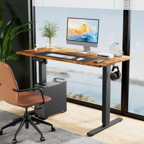 Standing Desk Adjustable Height 63 x 24 Inch Electric Computer Stand Up Desk with 3 Memory Presets, T-Shaped Bracket