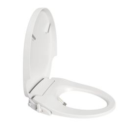 Smart Bidet Toilet Seat Adjustable Heated Seat with Water Temperature and Pressure Adjustment Portable Bidet with Automatic Nozzle Cleaning[Unabl