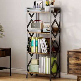4layers  Side Table With Storage Rack, Small Space Bedside Table, Bedroom, Living Room, Entrance Hall, Easy To Assemble, Black, Prohibited Temu, (Option: 4layers)