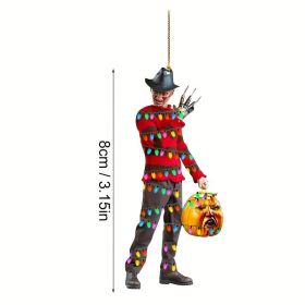 Purchase Classic Horror Magic Symbols, Halloween Decorations, Car Mirror Ornaments, Christmas Tree Decorations, Birthday Parties, Room Decoration (Style: Iron Hand B06)